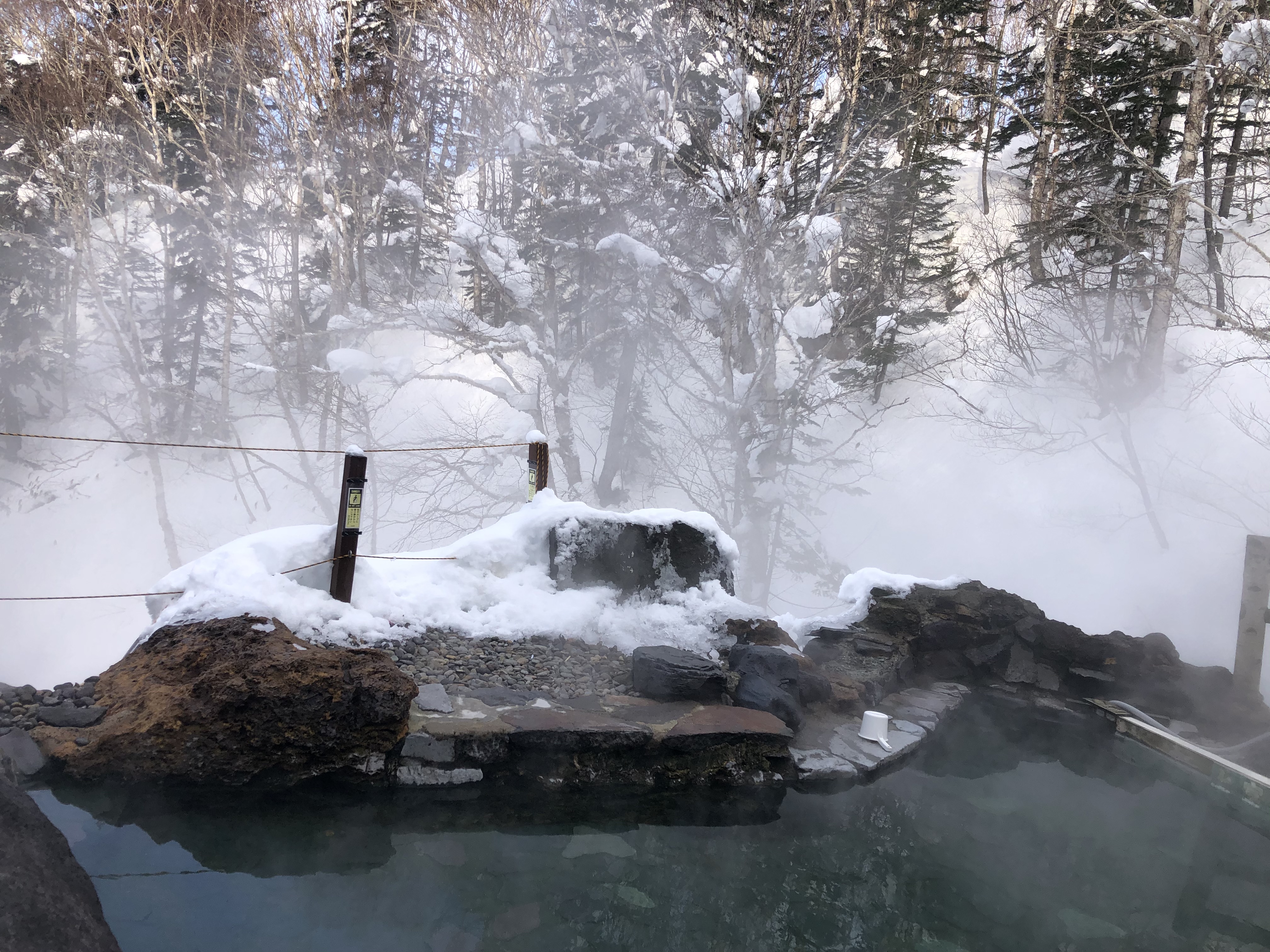 Deep powder skiing in Hokkaido Japan